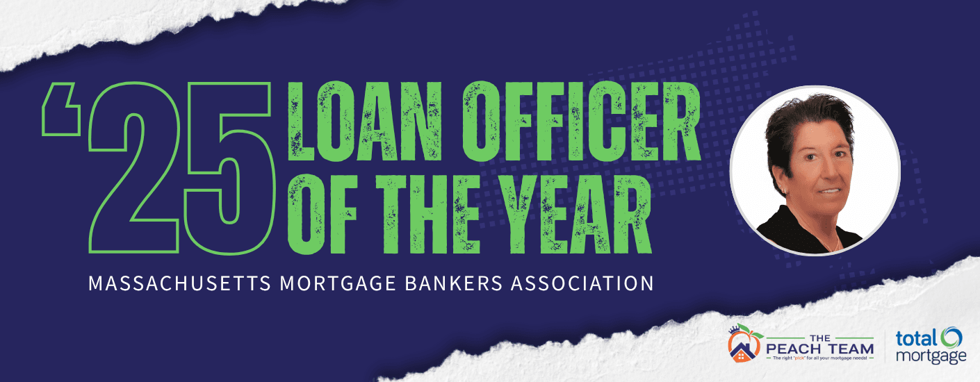 Denise Peach named 2025 Loan Officer of the Year by the Massachusetts Mortgage Bankers Association with Total Mortgage branding