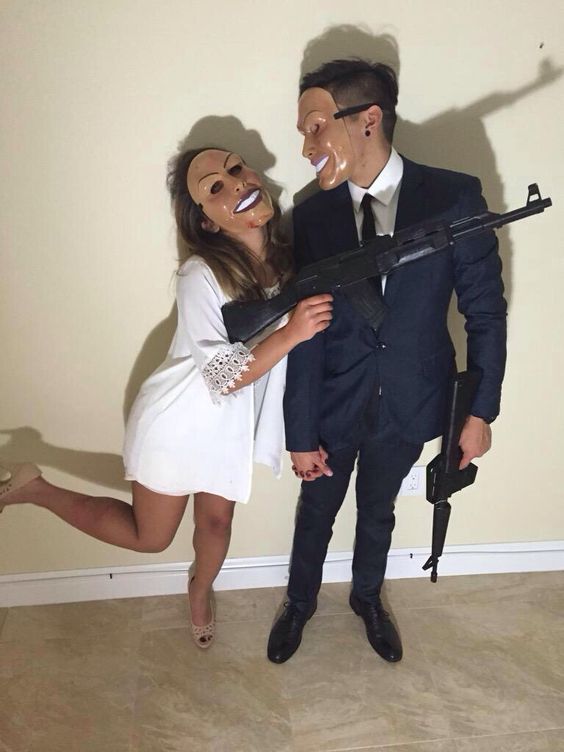 the purge couple costume