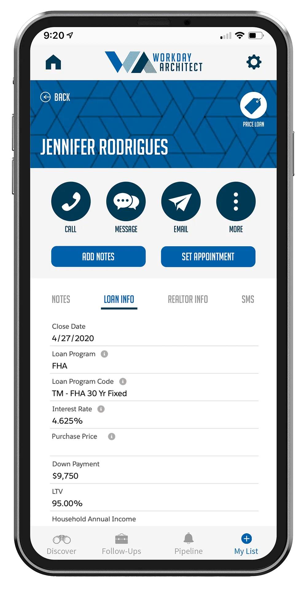 Workday Architect Phone